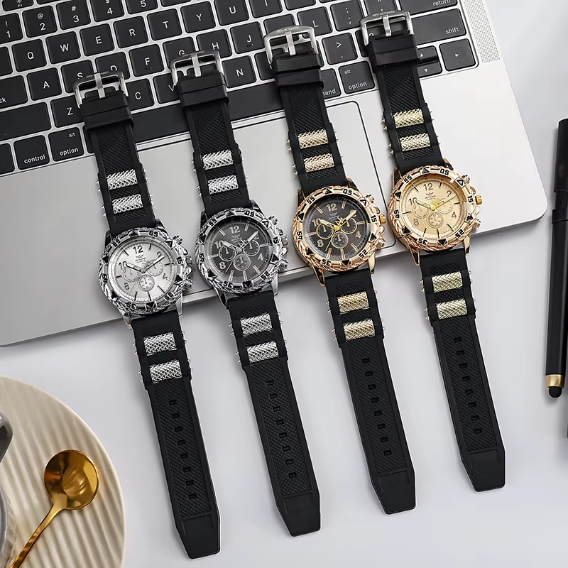 A collection of watches is shown.